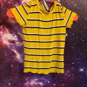 Garage yellow crop top